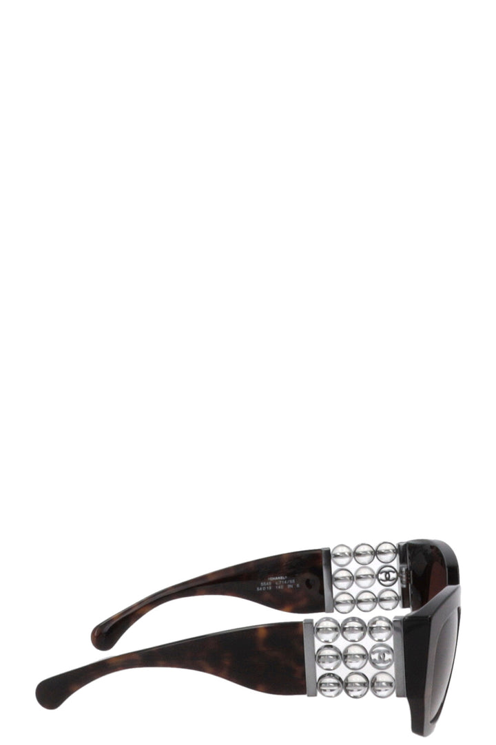 CHANEL Sunglasses 5545 Cat Eye Acetate Brown