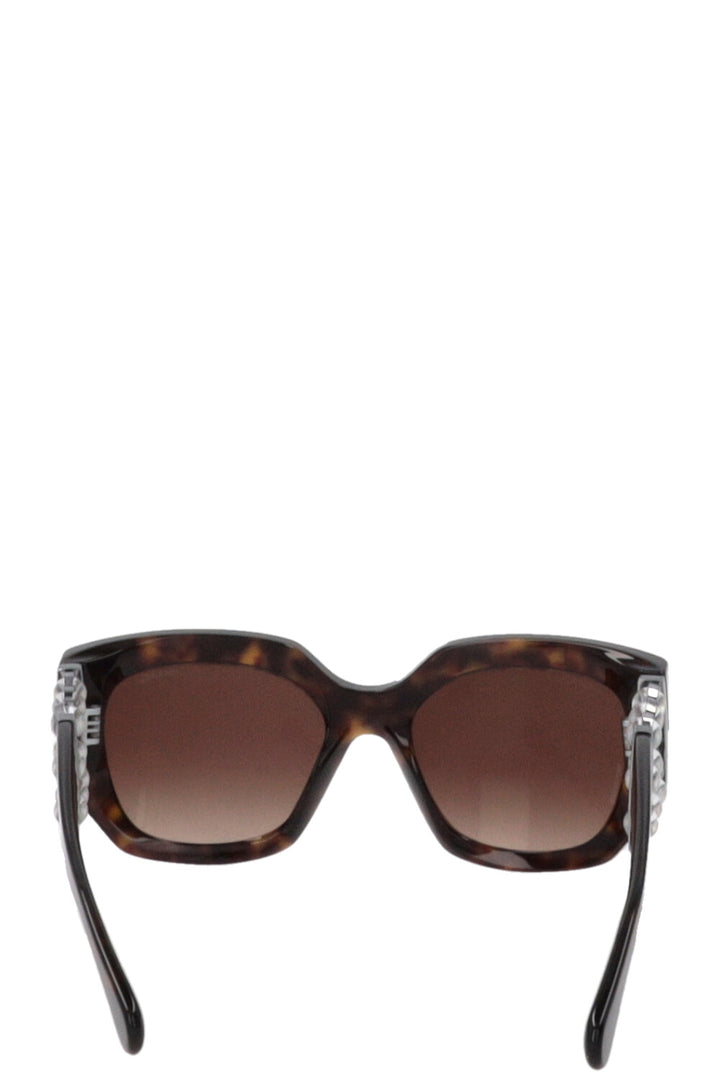 CHANEL Sunglasses 5545 Cat Eye Acetate Brown