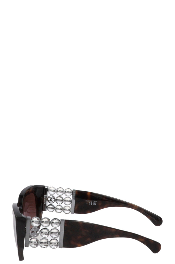 CHANEL Sunglasses 5545 Cat Eye Acetate Brown