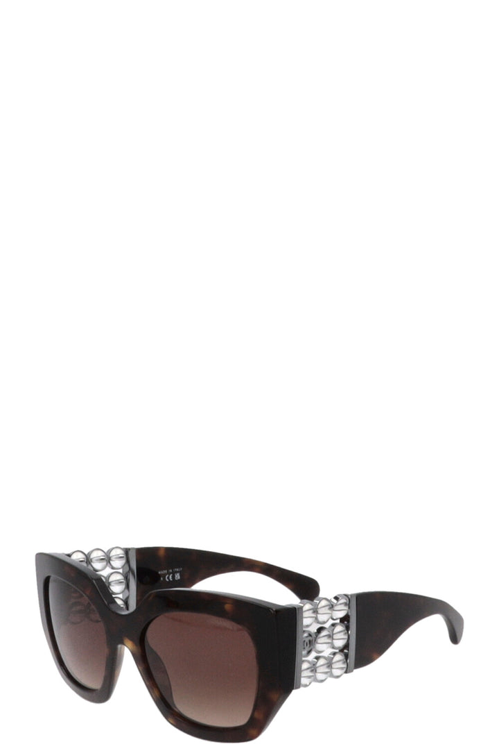 CHANEL Sunglasses 5545 Cat Eye Acetate Brown