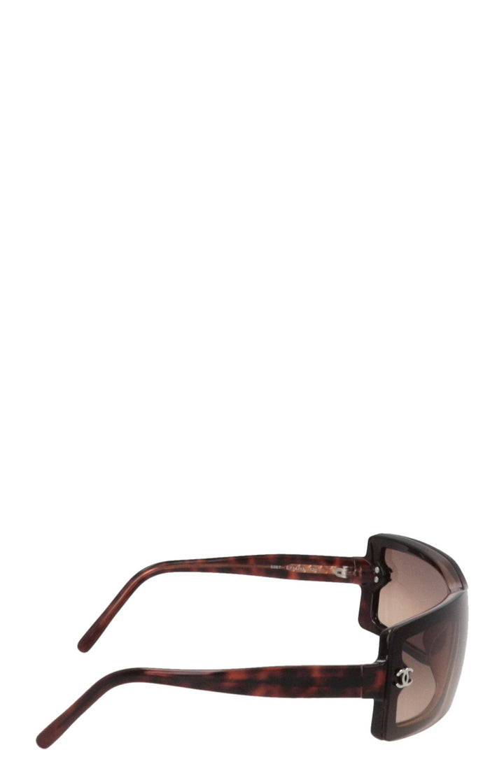 CHANEL Sunglasses Tortoiseshell 5067
