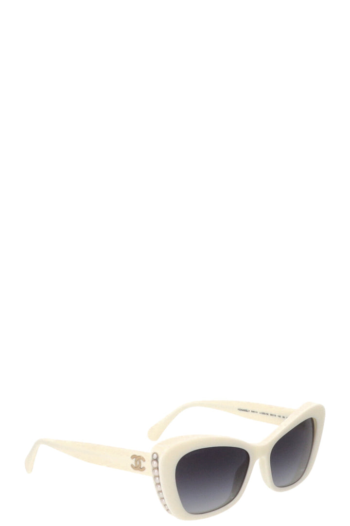 CHANEL Sunglasses White 5481H