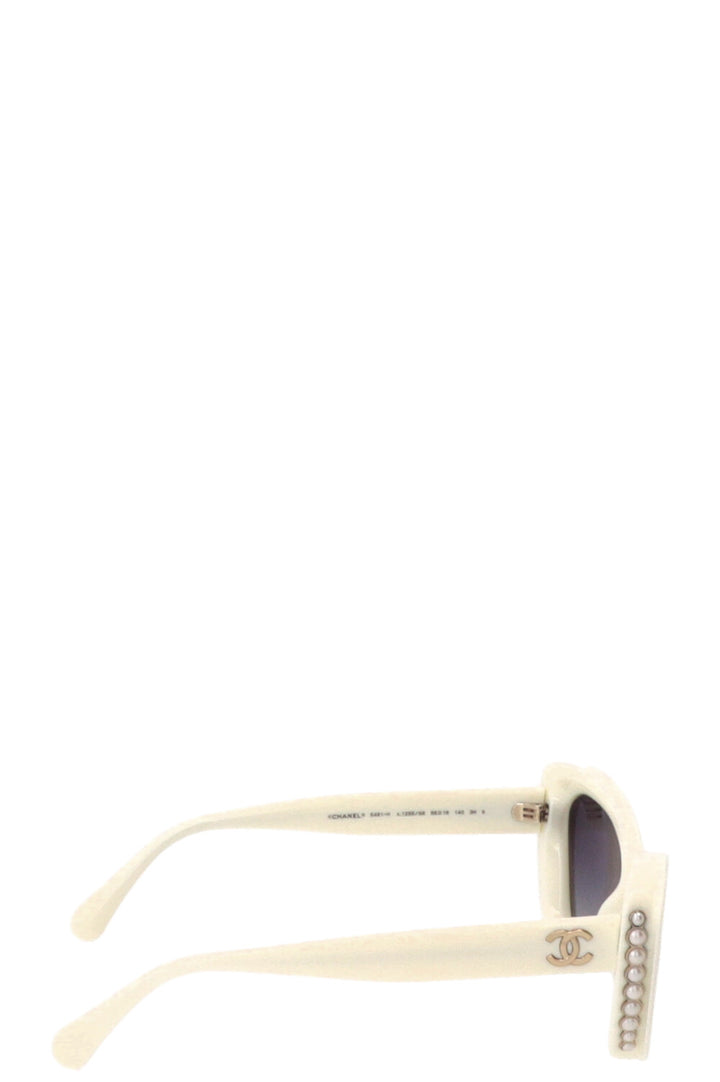CHANEL Sunglasses White 5481H