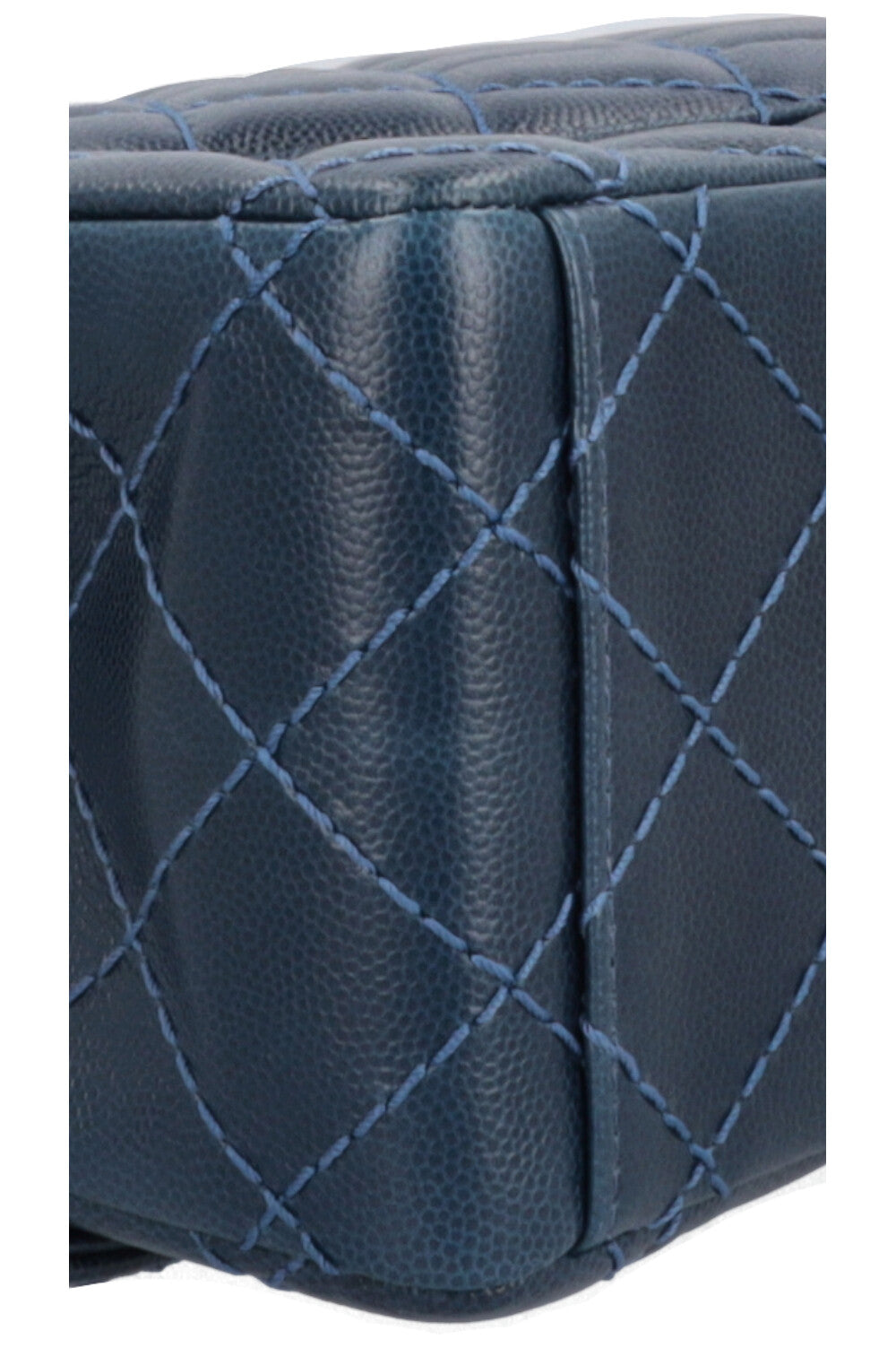 CHANEL Timeless Maxi Double Flap Bag Caviar Navy
