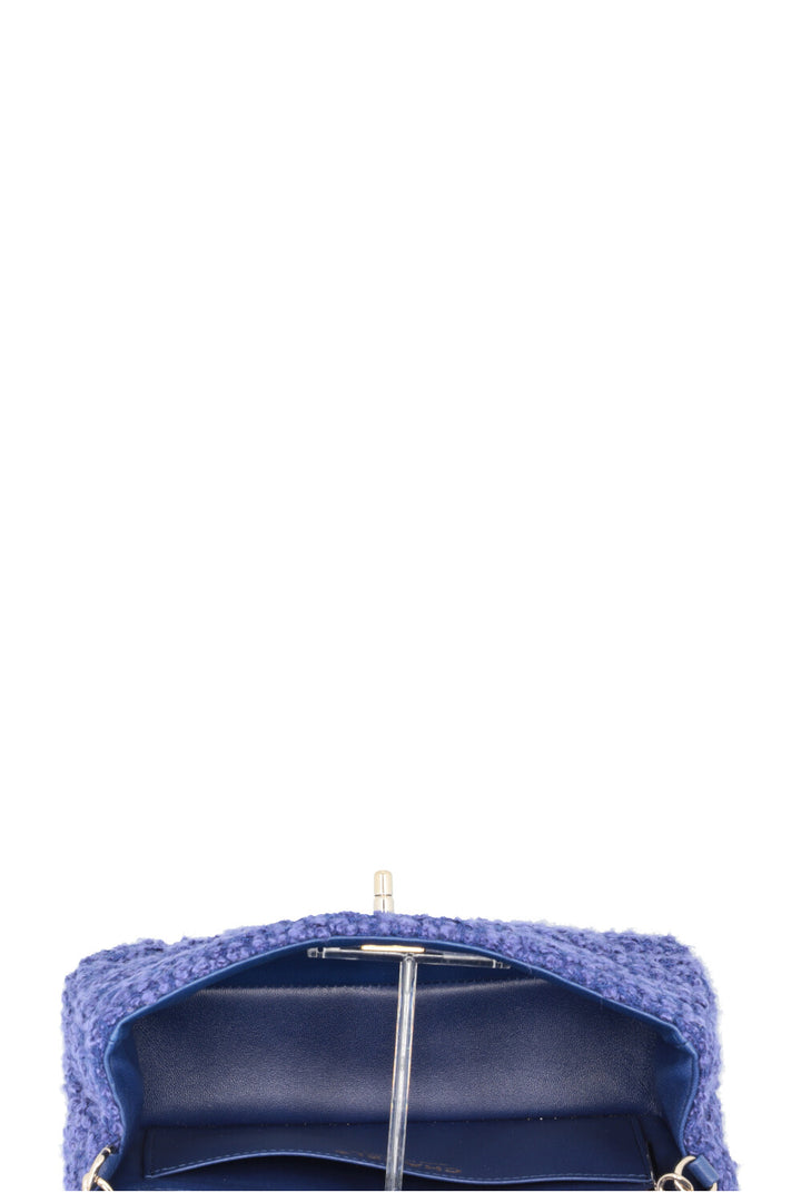 CHANEL Timeless Mini Rectangular Tweed violet