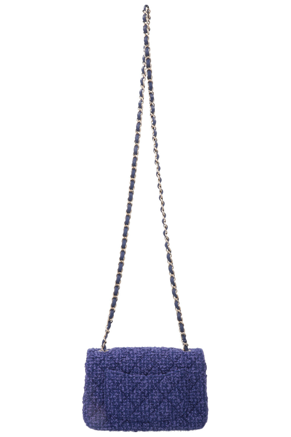 CHANEL Timeless Mini Rectangular Tweed violet