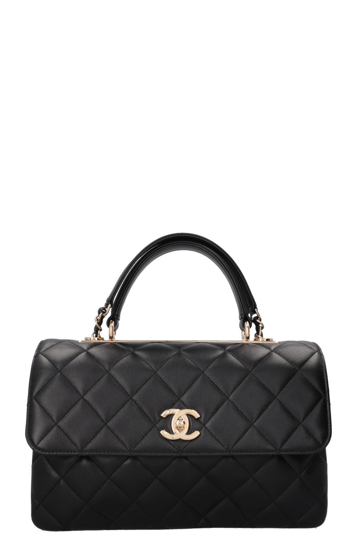 CHANEL Trendy Top Handle Bag Black