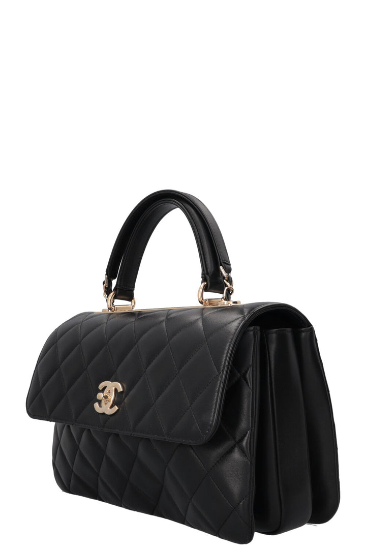 CHANEL Trendy Top Handle Bag Black