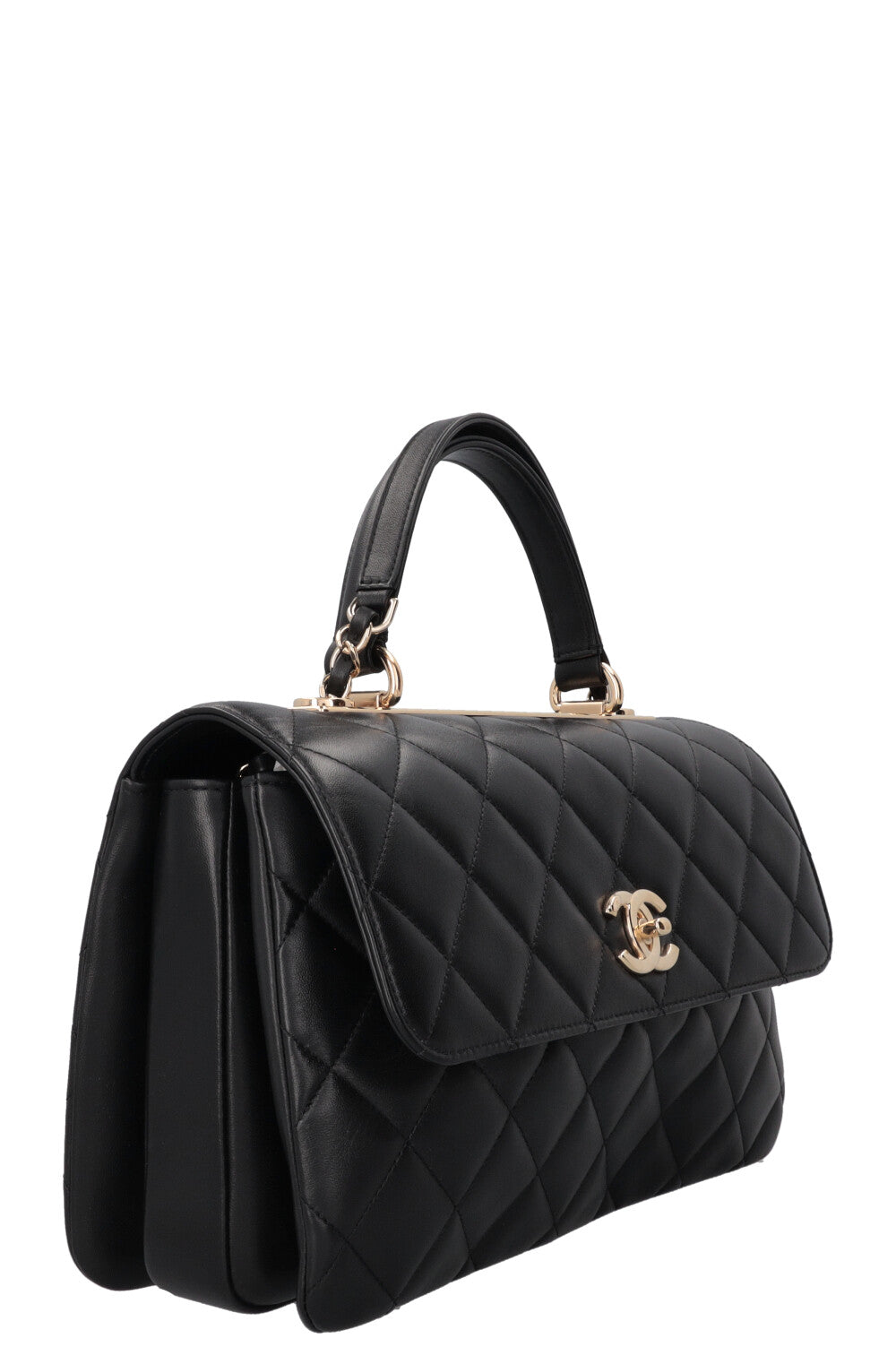 CHANEL Trendy Top Handle Bag Black