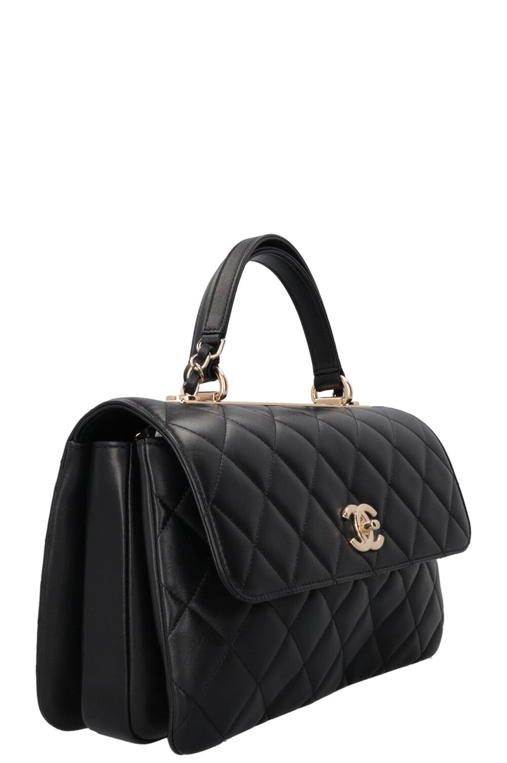 CHANEL Trendy Top Handle Bag Black