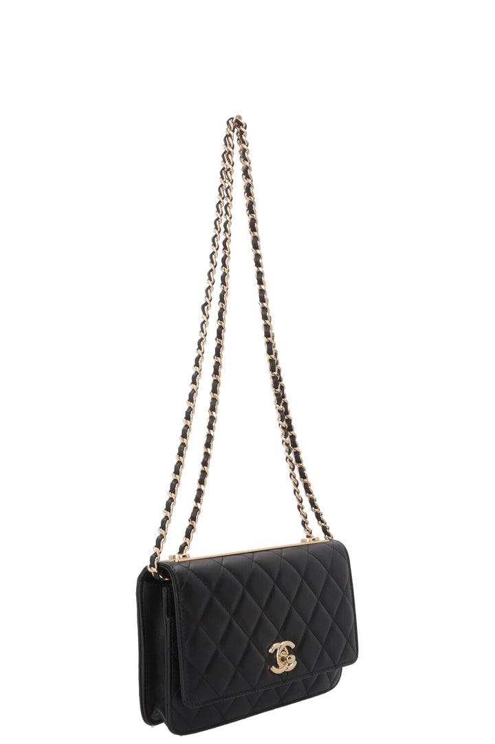 CHANEL Trendy WOC Lambskin Black
