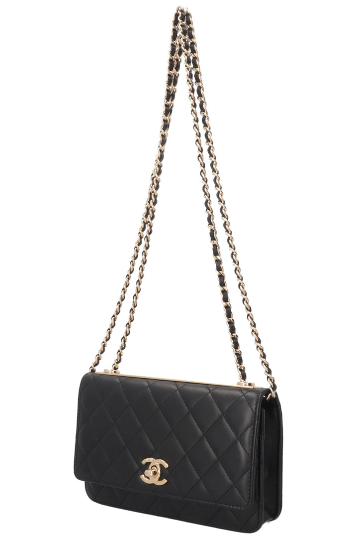 CHANEL Trendy WOC Lambskin Black