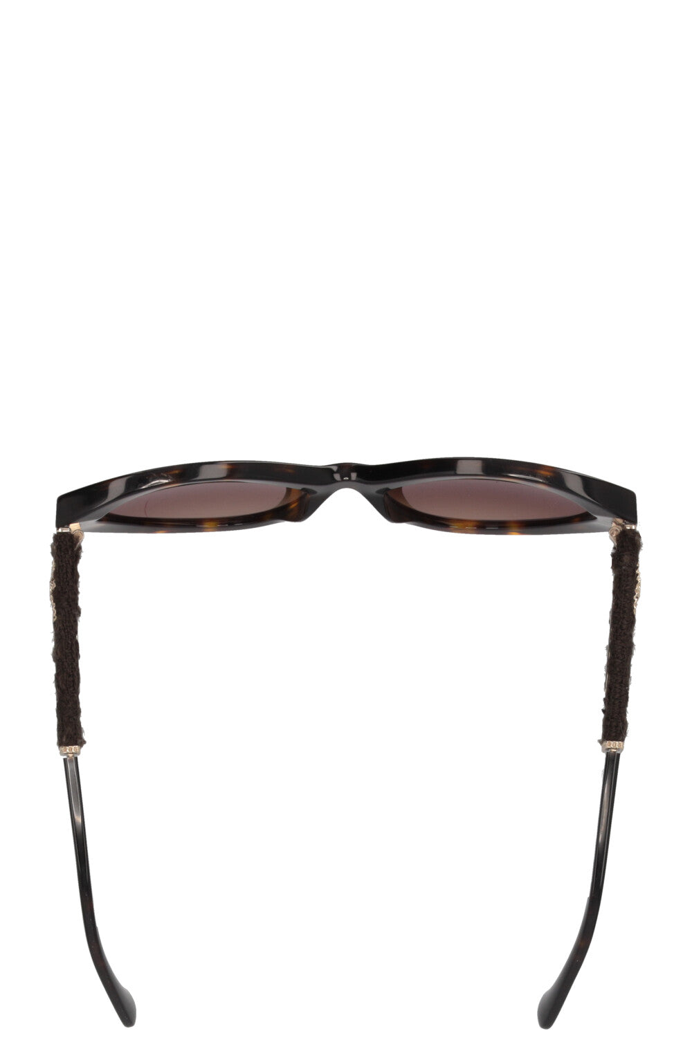 CHANEL Tweed Sunglasses Tortoise 5513