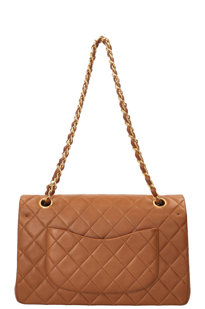CHANEL Vintage Medium Classic Double Flap Toffee