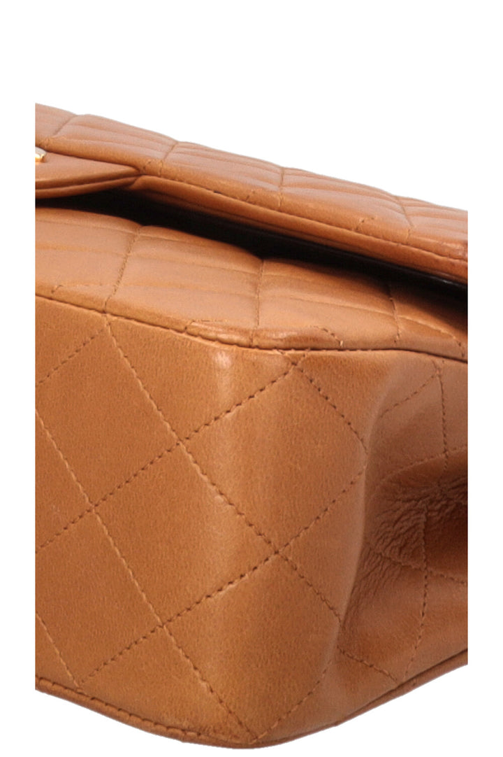 CHANEL Vintage Medium Classic Double Flap Toffee