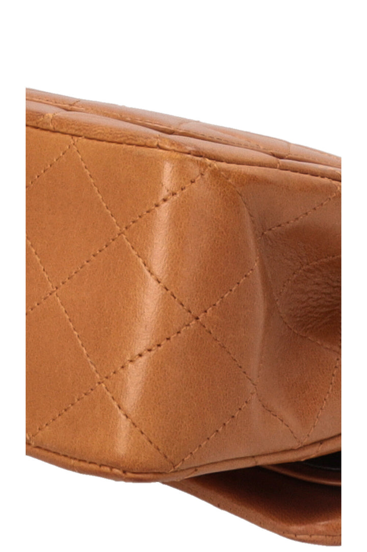CHANEL Vintage Medium Classic Double Flap Toffee