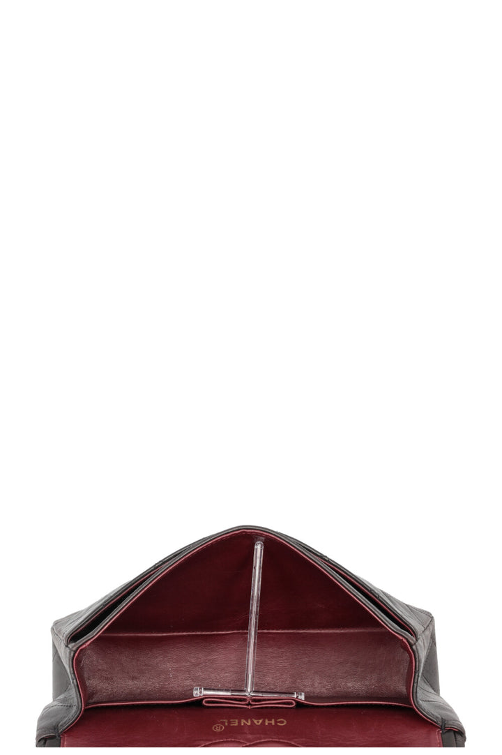 CHANEL Vintage Small Double Flap Cuir Noir