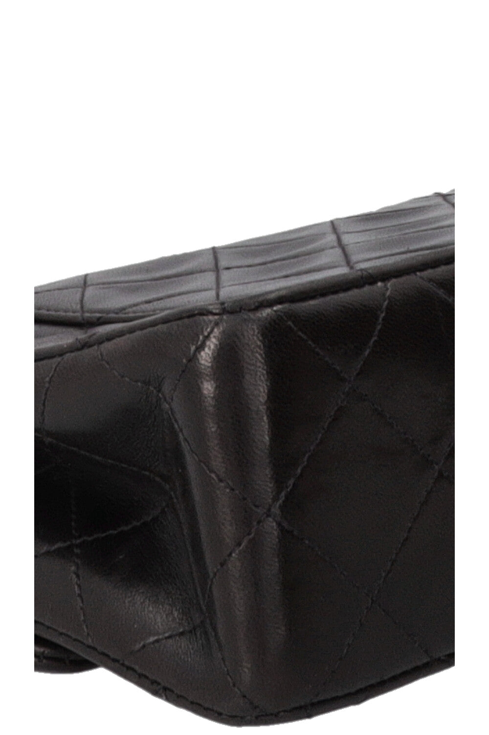 CHANEL Vintage Small Double Flap Cuir Noir