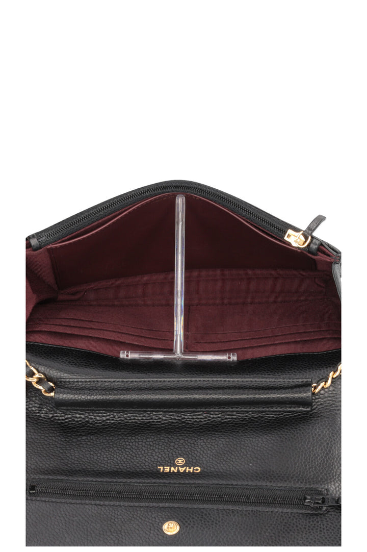 CHANEL WOC Caviar Black