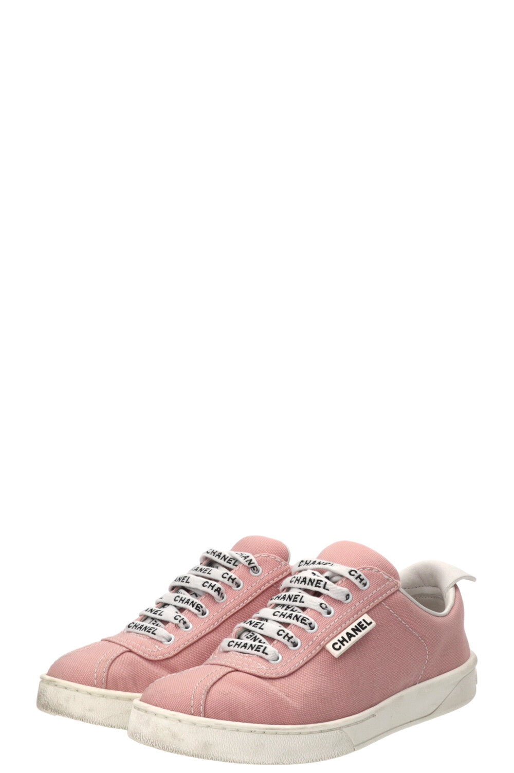 CHANEL Weekender Sneakers Canvas Pink