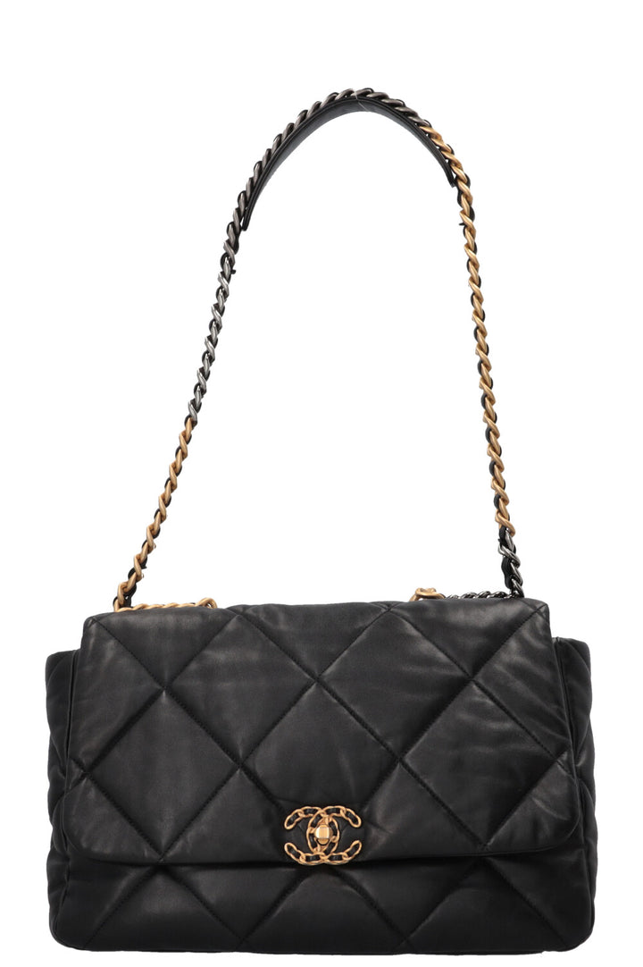 CHANEL 19 Bag Large Black