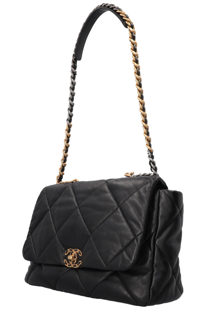 CHANEL 19 Bag Large Black