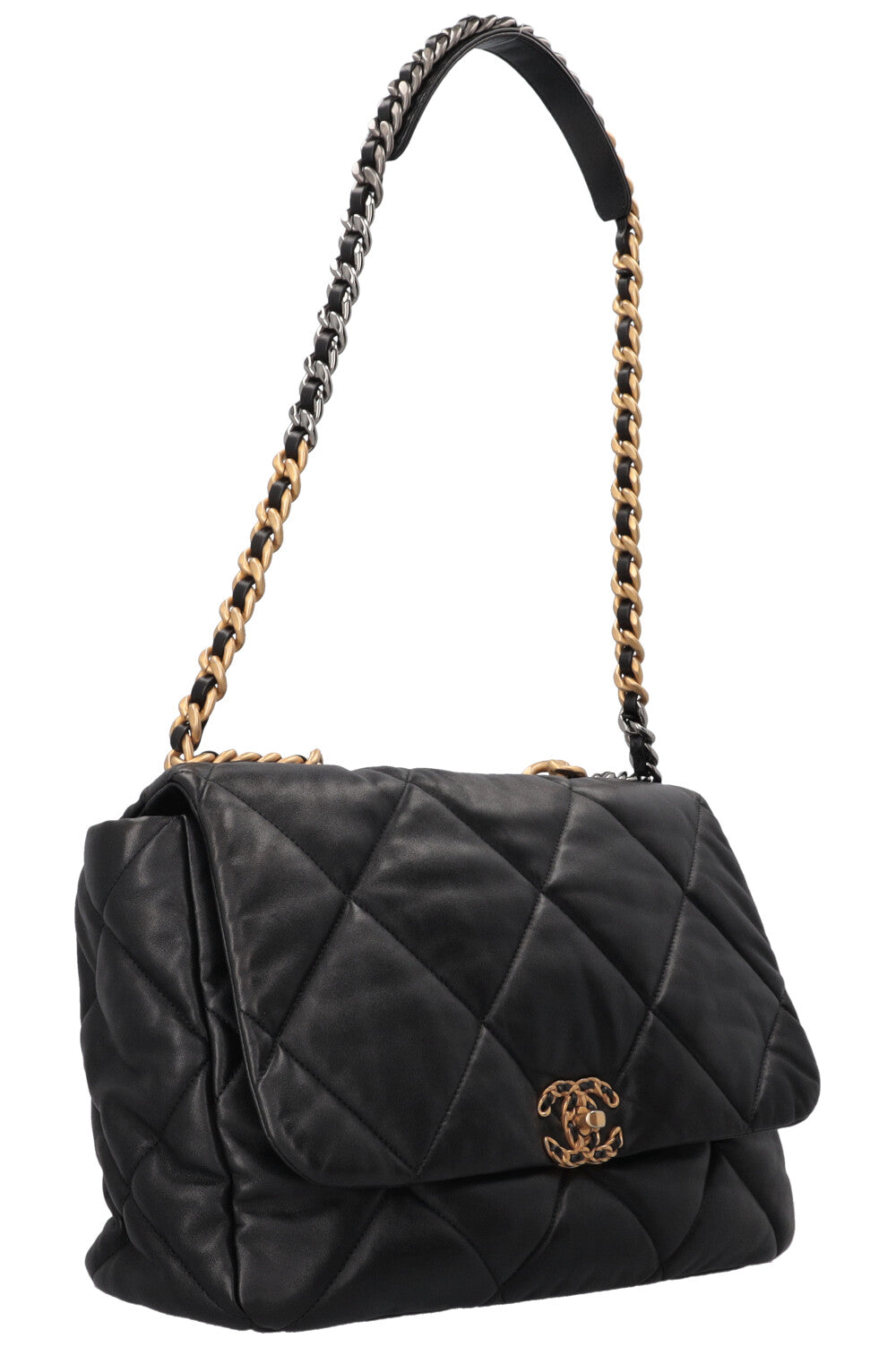 CHANEL 19 Bag Large Black