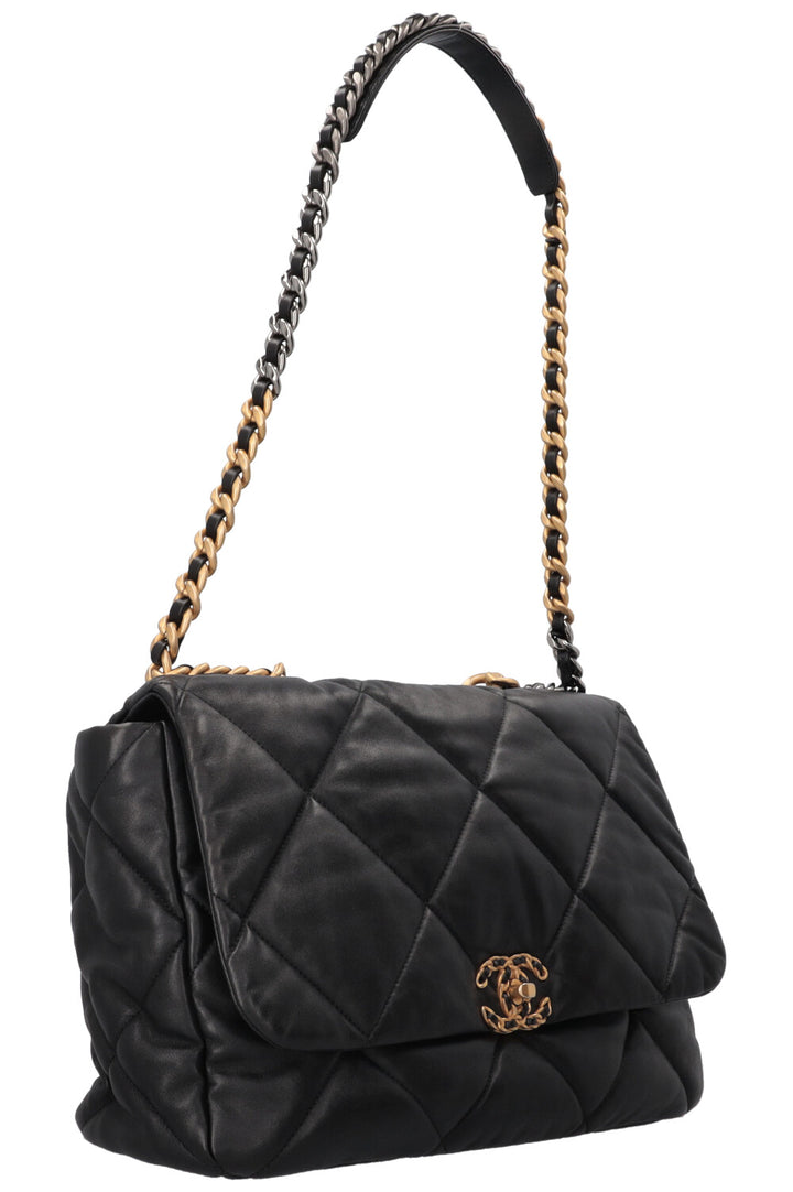 CHANEL 19 Bag Large Black