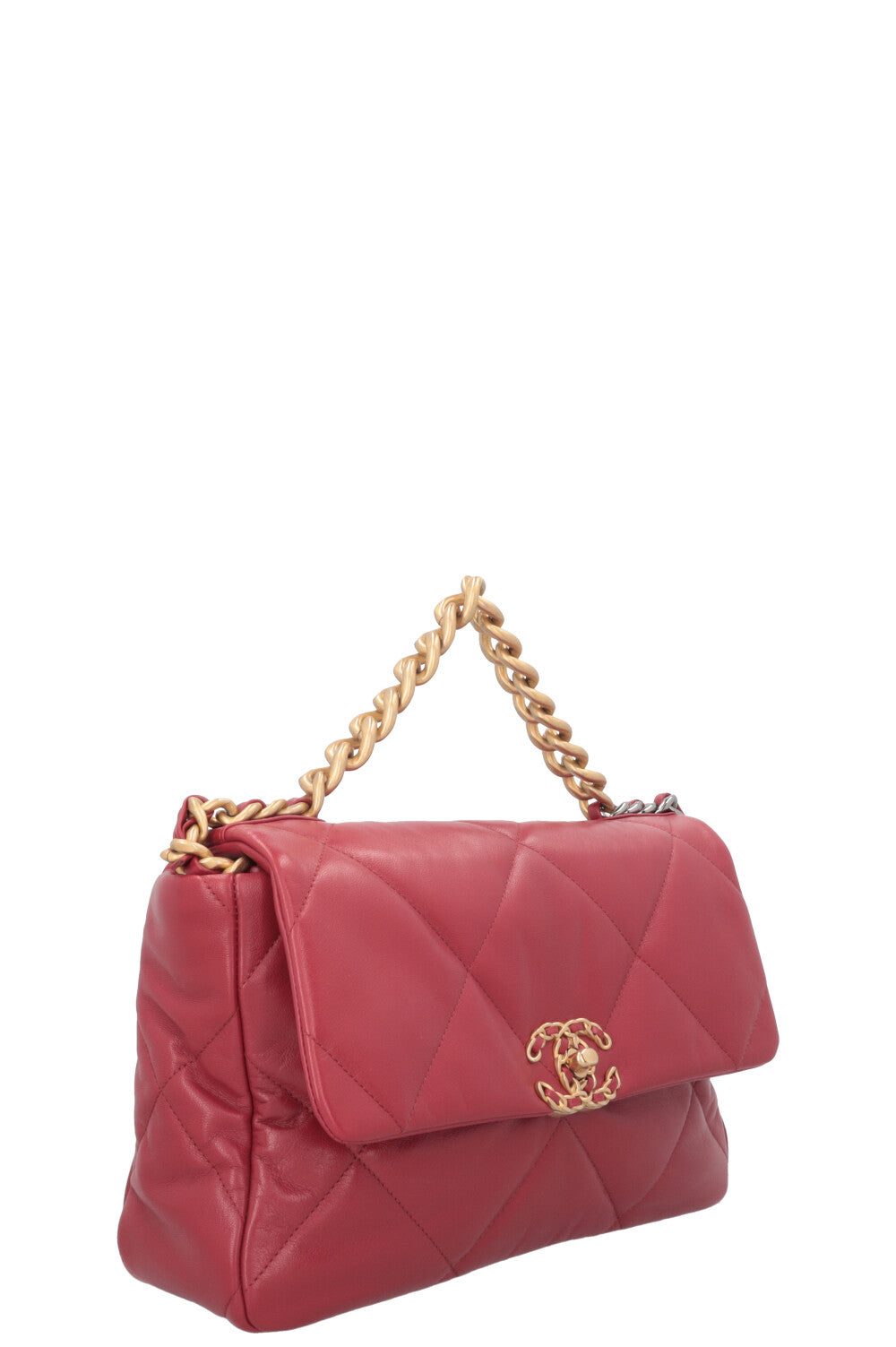 CHANEL 19 Large Red