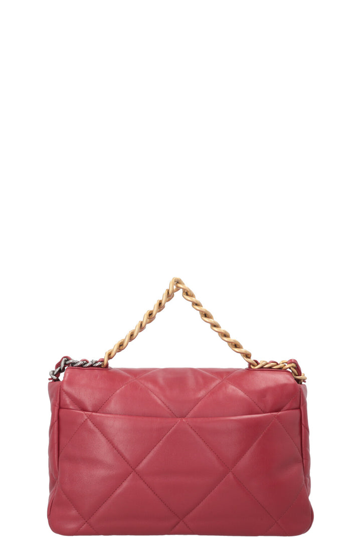 CHANEL 19 Large Red