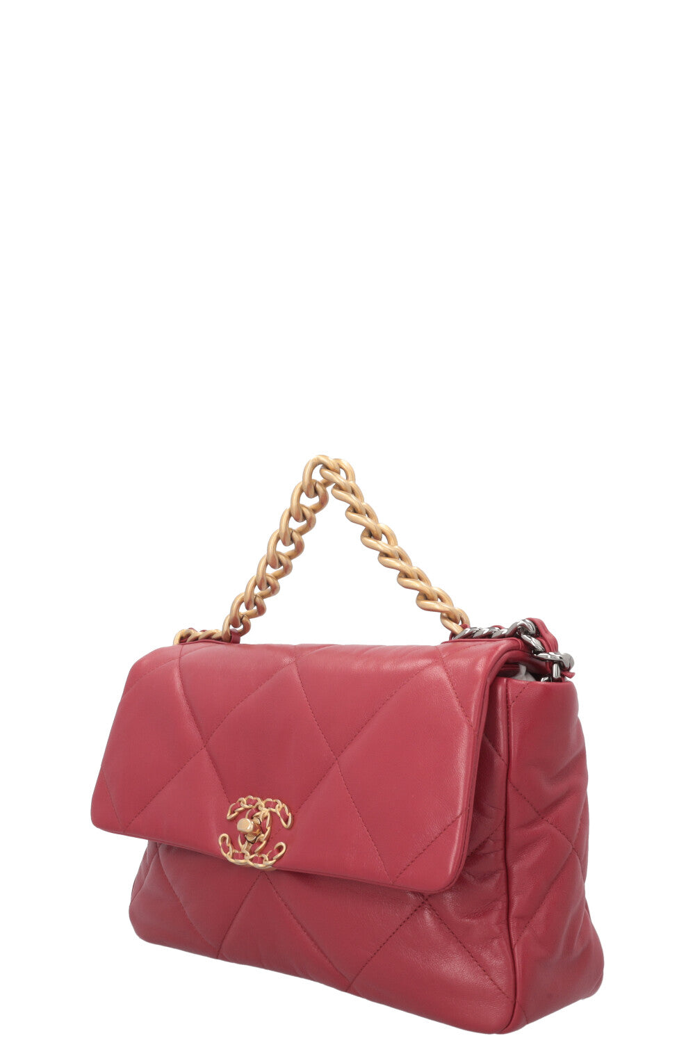 CHANEL 19 Large Red