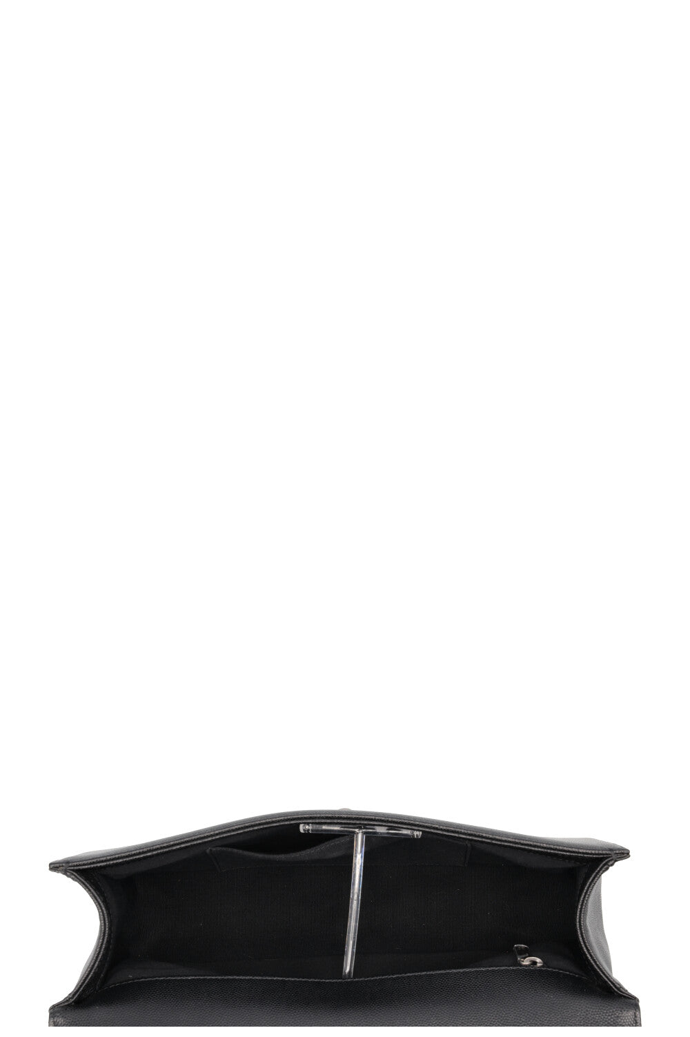 Sac CHANEL Boy moyen en cuir caviar noir