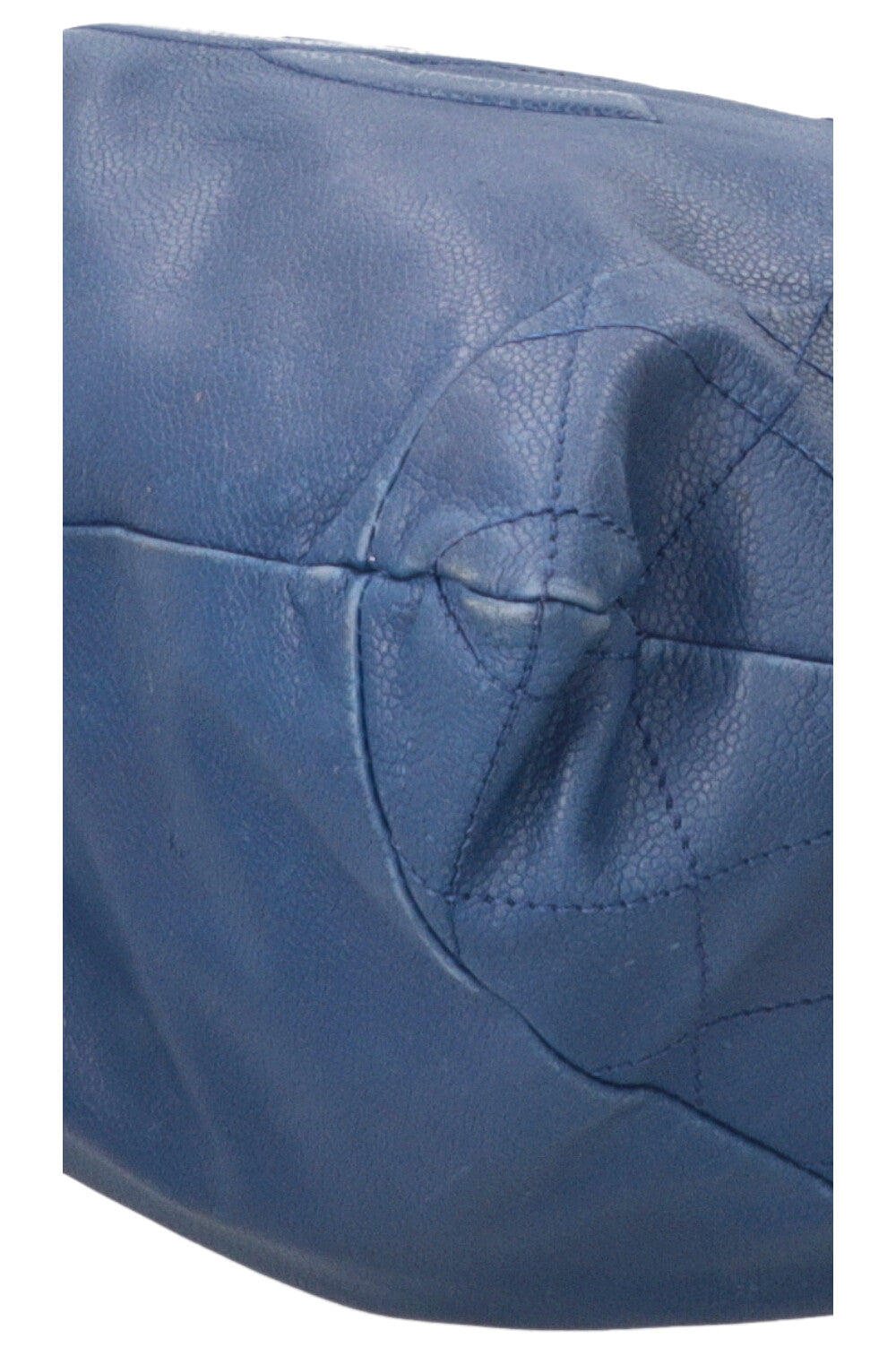 CHANEL CC Timeless Tote Leather Blue