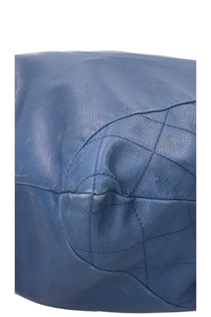 CHANEL CC Timeless Tote Leather Blue