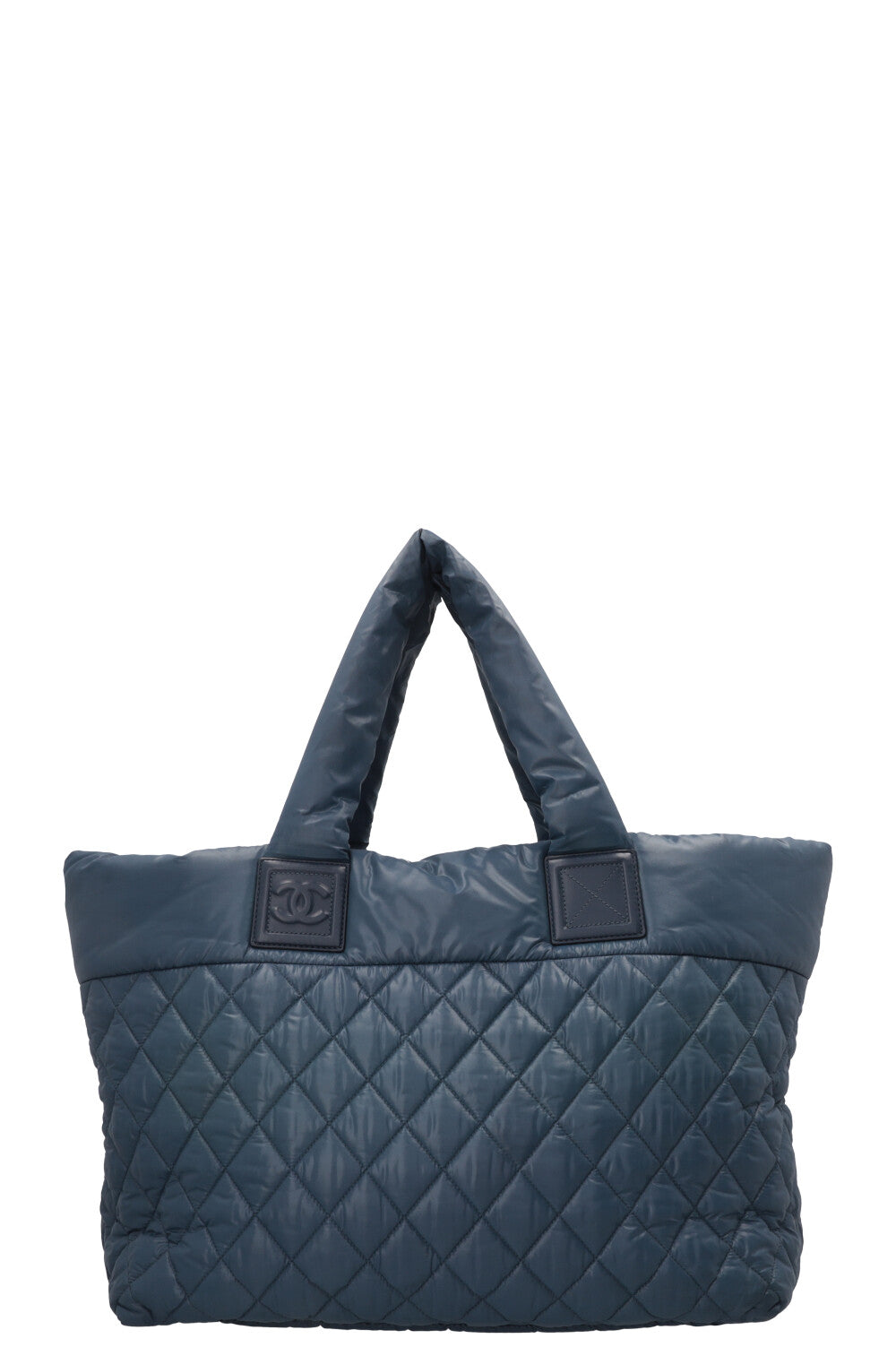 CHANEL Cocoon Bag Nylon Blue