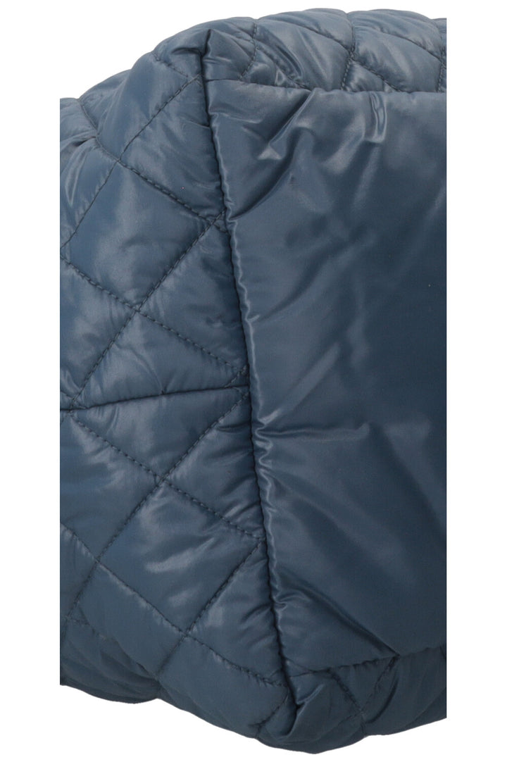CHANEL Cocoon Bag Nylon Blue