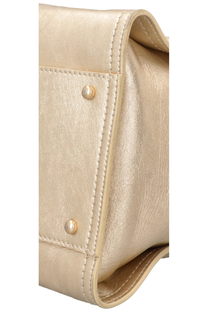 CHANEL Deauville Tote Medium Calfskin Gold
