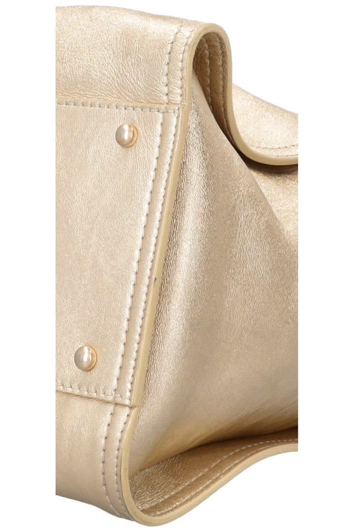 CHANEL Deauville Tote Medium Calfskin Gold