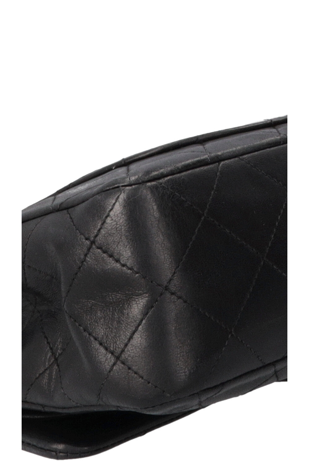 CHANEL Vintage Double Flap Small Leather Black