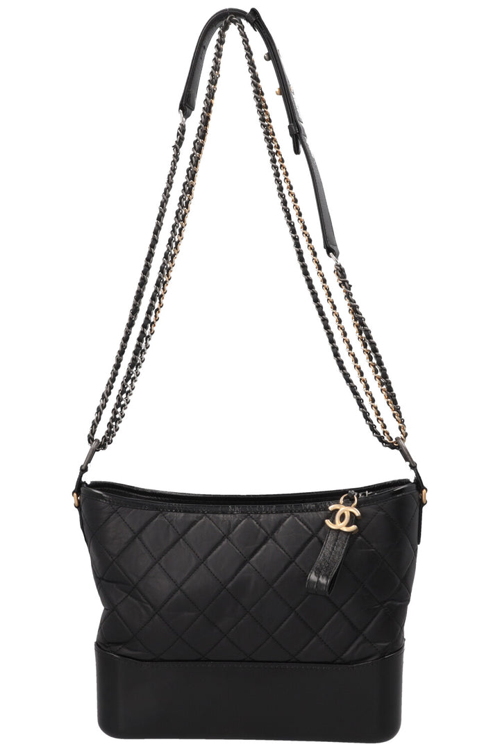 Sac CHANEL Gabrielle moyen modèle cuir noir