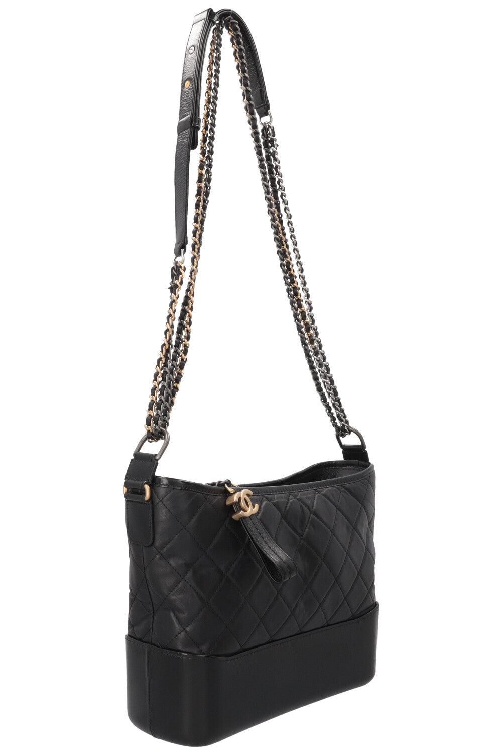 Sac CHANEL Gabrielle moyen modèle cuir noir