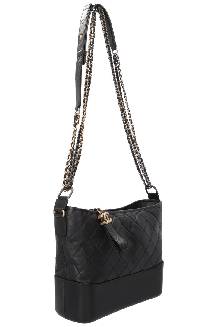 Sac CHANEL Gabrielle moyen modèle cuir noir