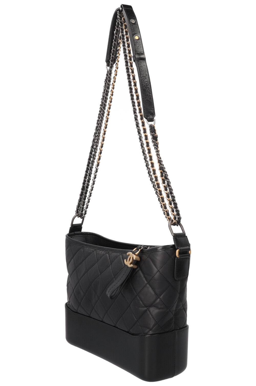 Sac CHANEL Gabrielle moyen modèle cuir noir