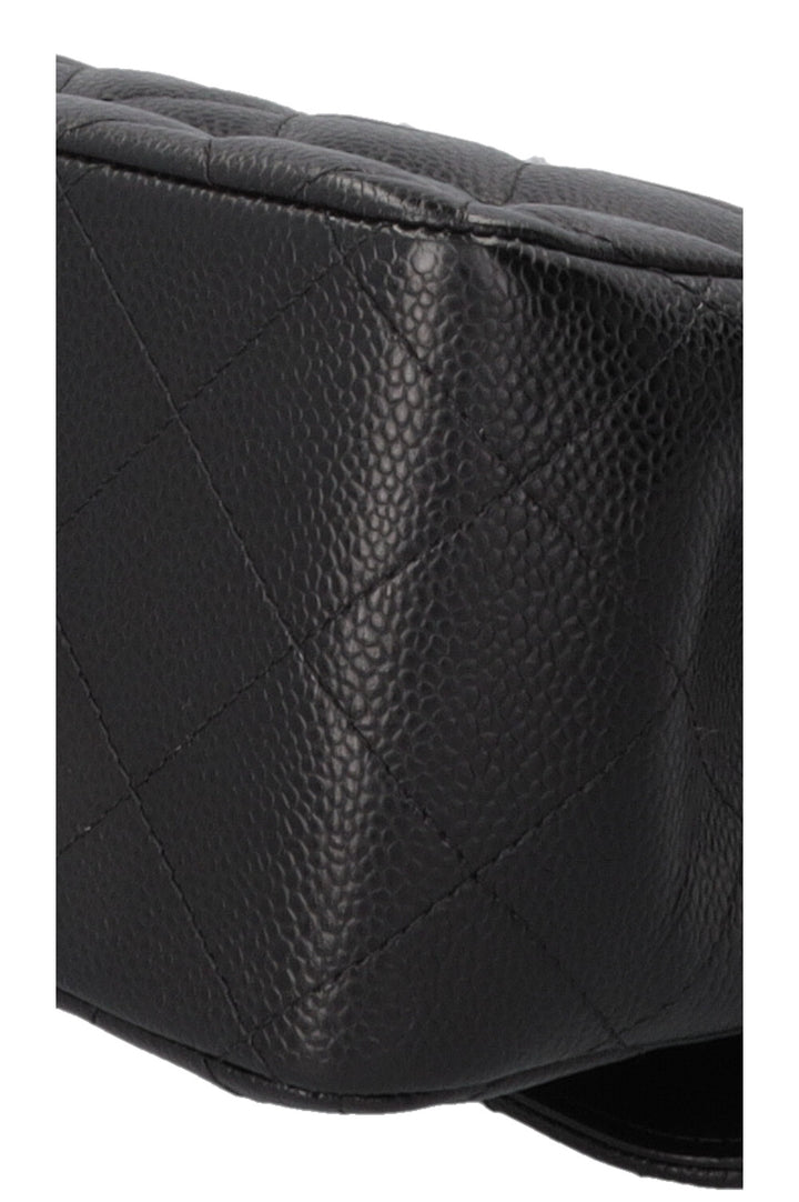 CHANEL Grand Classique Double Rabat Cuir Caviar Noir