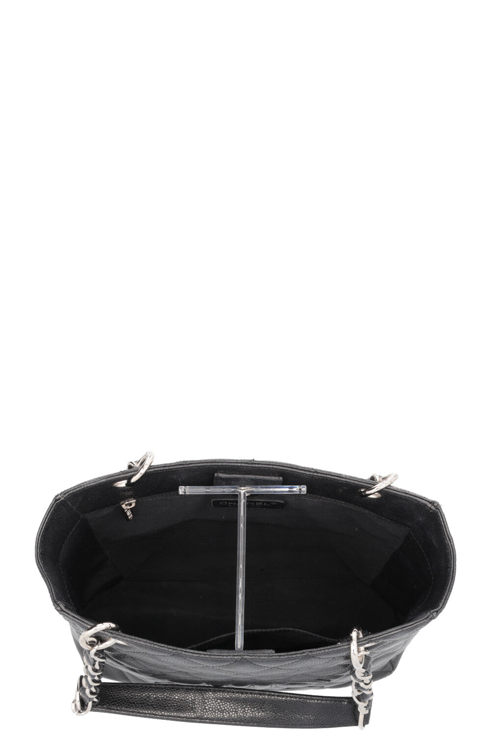 CHANEL PST Caviar Leather Black