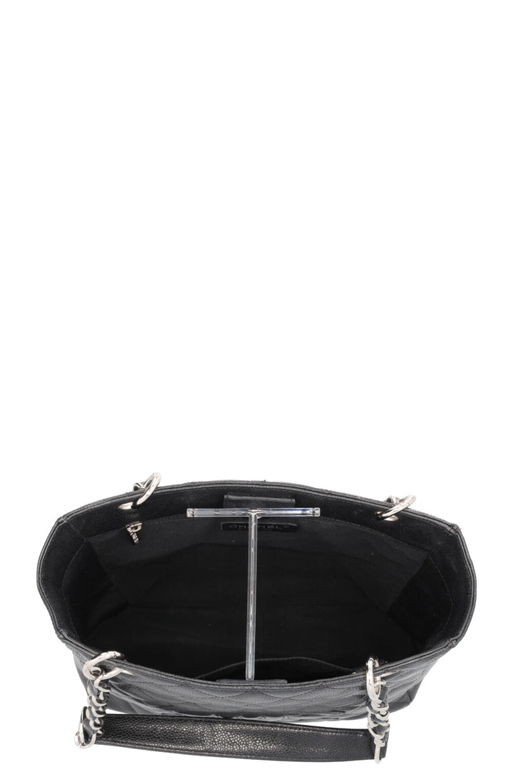 CHANEL PST Caviar Leather Black