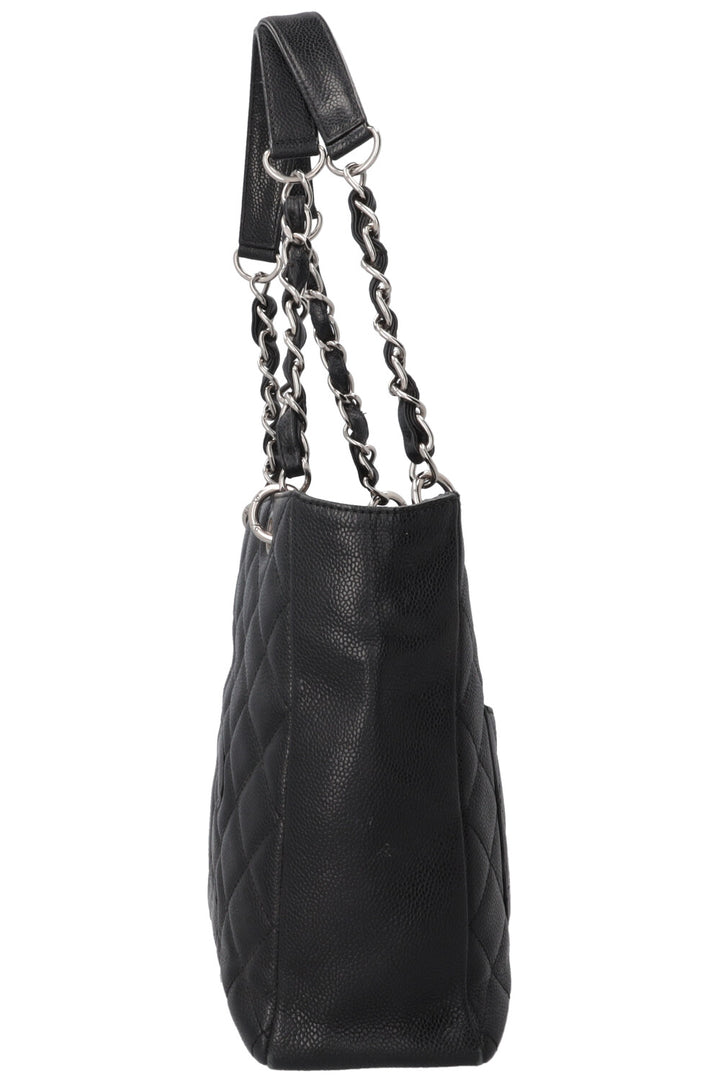 CHANEL PST Caviar Leather Black
