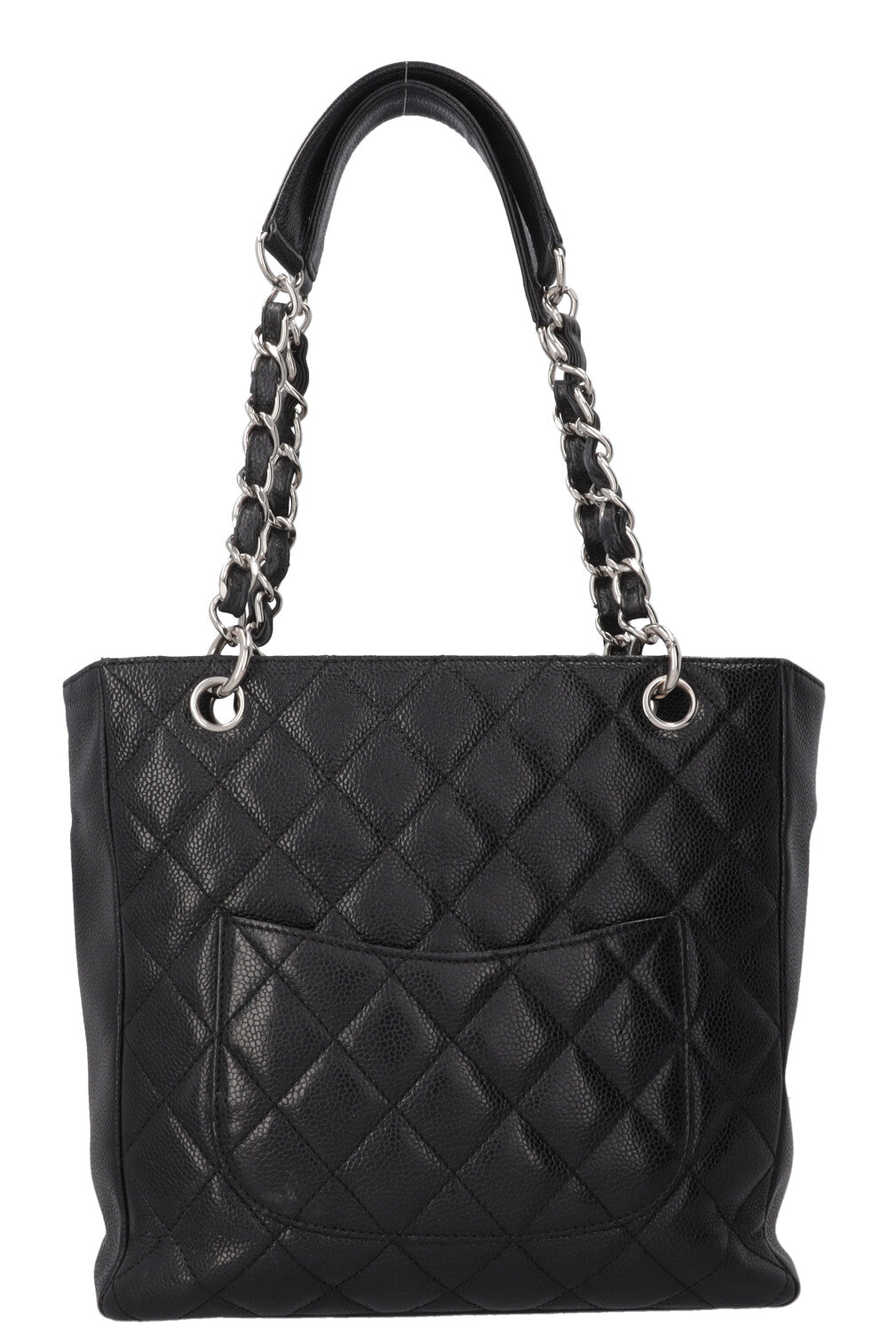 CHANEL PST Caviar Leather Black