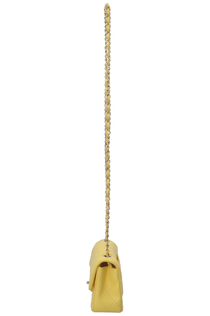 CHANEL Single Flap Bag Yellow