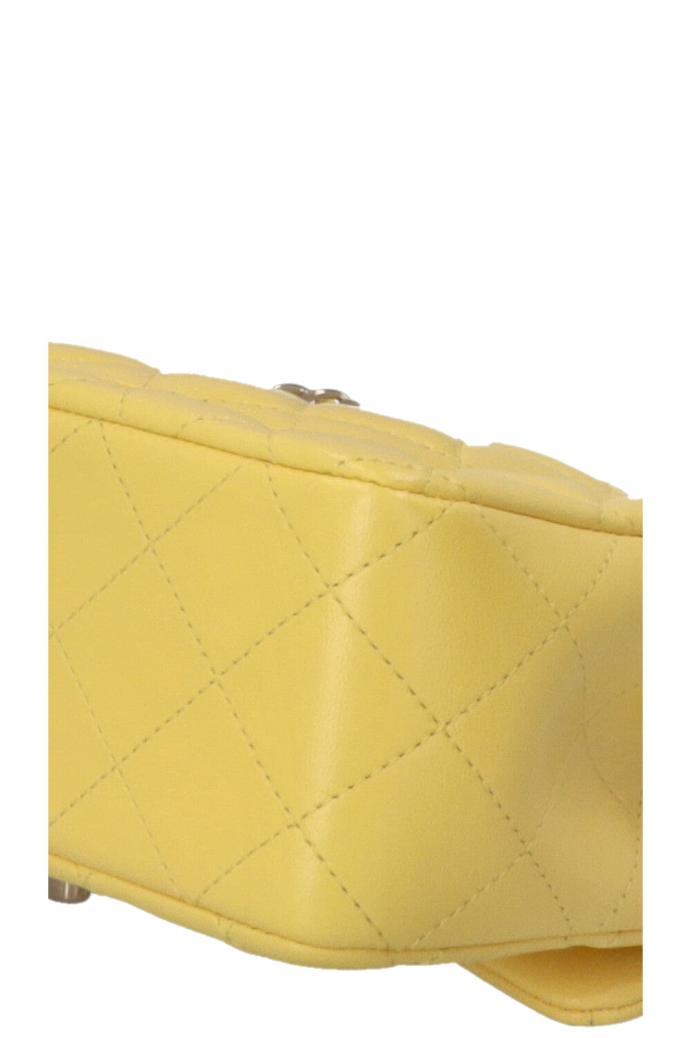 CHANEL Single Flap Bag Yellow
